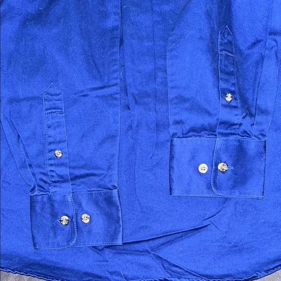 Ariat Men's Blue Longsleeve - Picture 8 of 8